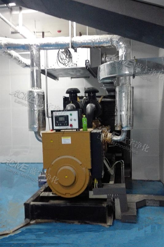 萬純柴油發(fā)電機(jī)組尾氣凈化設(shè)備安裝運(yùn)行