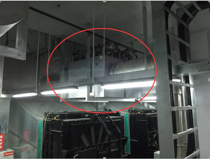 災(zāi)備中心柴油機黑煙凈化項目運行良好