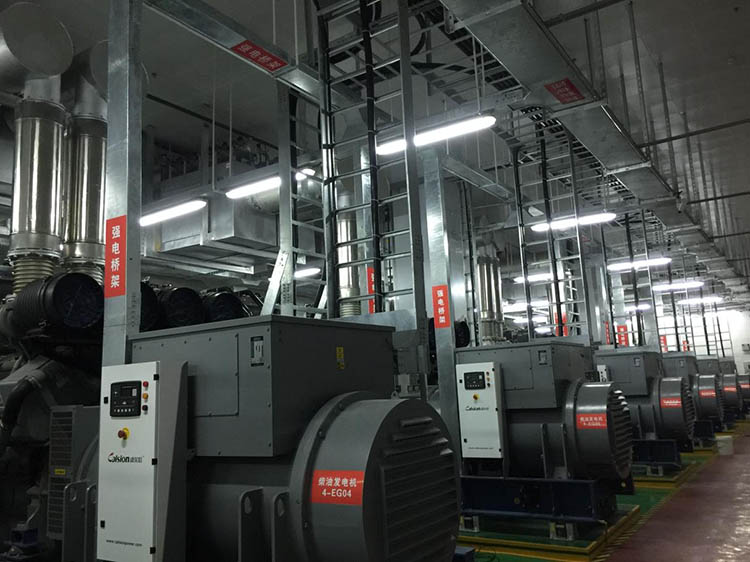 災(zāi)備中心柴油機黑煙凈化項目運行良好