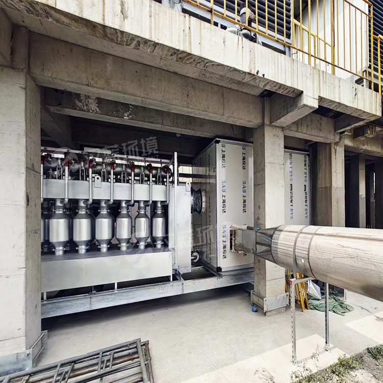 萬純發動機測試臺架尾氣凈化設備-汽油發動機測試臺架尾氣處理